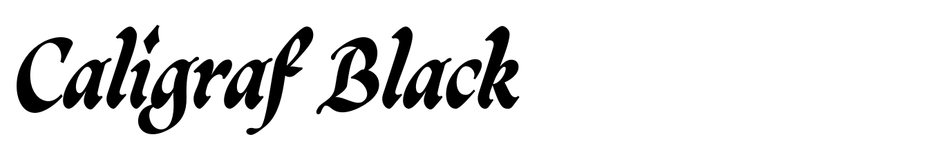 Caligraf Black